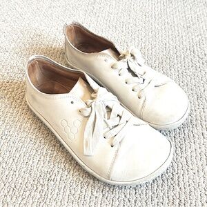 Vivobarefoot White Leather Mens Sneakers